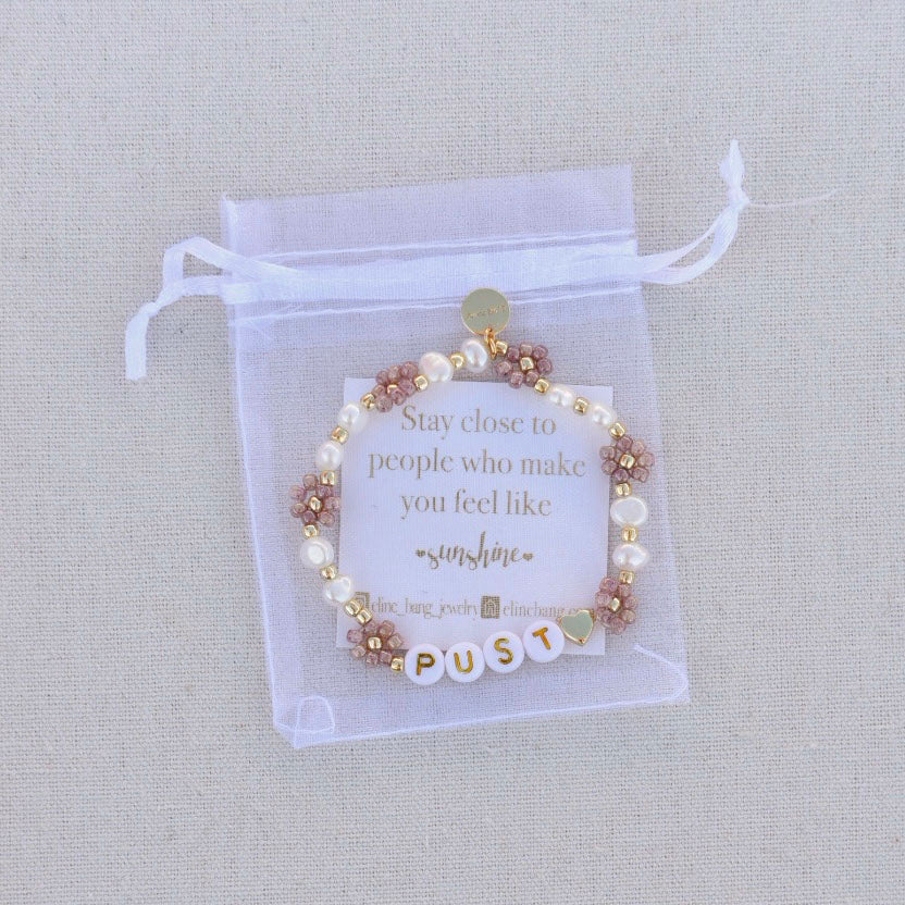 Breath flower bracelet rose